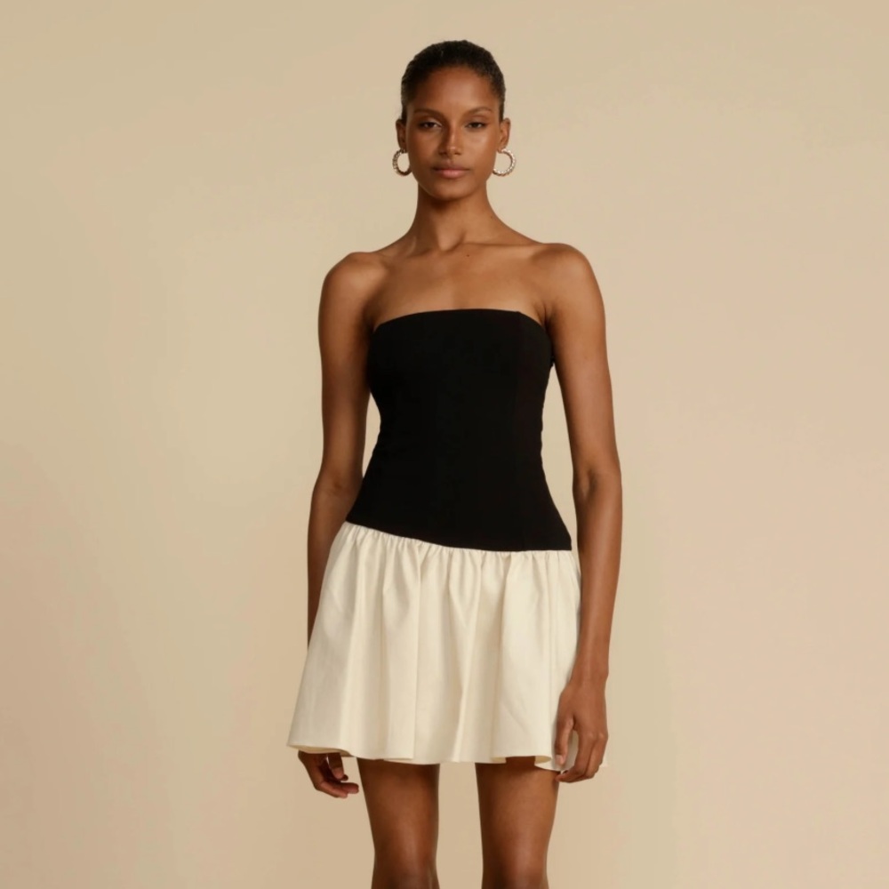 Arcina Ori CELINE DRESS BLACK & CREAM